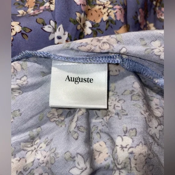 New! Auguste The Label Matilda Anne Floral Midi Dress 🪻Size 8 - Picture 10 of 10